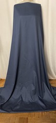 100% Pre-Shrunk Soft Hand Cotton Sateen Slate Steel Blue Fabric 2.75Yds 54″ Wide