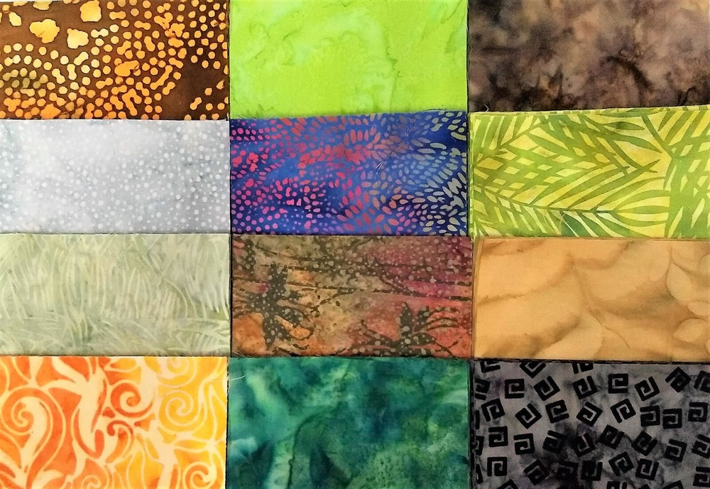 48 PCS BATIK ~ 5″X5″ PRE-CUT QUILT SQUARES CHARM PACK ~ FREE SHIPPING