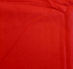 1 Yd Solid Red Fabric Broadcloth Cotton Quilting