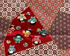 Cranston Print Works Bird Fabric-Japanese Women-6 Prints Bundle-6.5+ Yards
