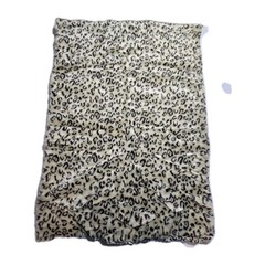 Short Cheetah Print Faux Fur Fabric 88″ X 64″