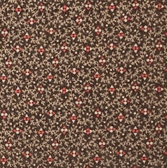 Cotton FLANNEL Brown Fabric PAM BUDA Blender BY THE YARD