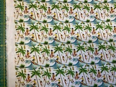 IN THE BEGINNING – MINI TROPICALS #IBFMIT14MT1- SURF’S UP – 1 3/8 YARDS