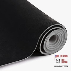 MOTUKA 118″ L x 60″ W Suede Headliner Fabric with Foam 118″L x 60″W Black