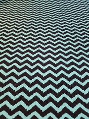 Sea green Chevron stripe Print spandex stretch Fabric wrinkle free 60”W Sold BTY