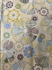 Free Spirit In My Room Jenean Morrison Lazy Afternoon PWJM 070 Floral 44 W 1 yd