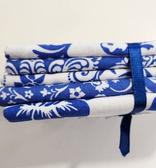 5 pc Fat Quarter Bundle Romantic Shades of Blue JoAnns 18″ x 21″ NEW