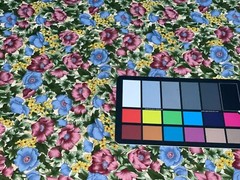 1/2 Yd “Les Jardin” Poppy Peony Pansy Flowers by Hoffman Quilt Fabric BTHY