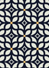 55” Wide By Yard Damask Navy White Viscose Fabric Soft Sewing Material Rayon