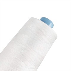 2 Spools Polyester 3000 Yards Sewing Thread Spools, 3000 yards, Black,White