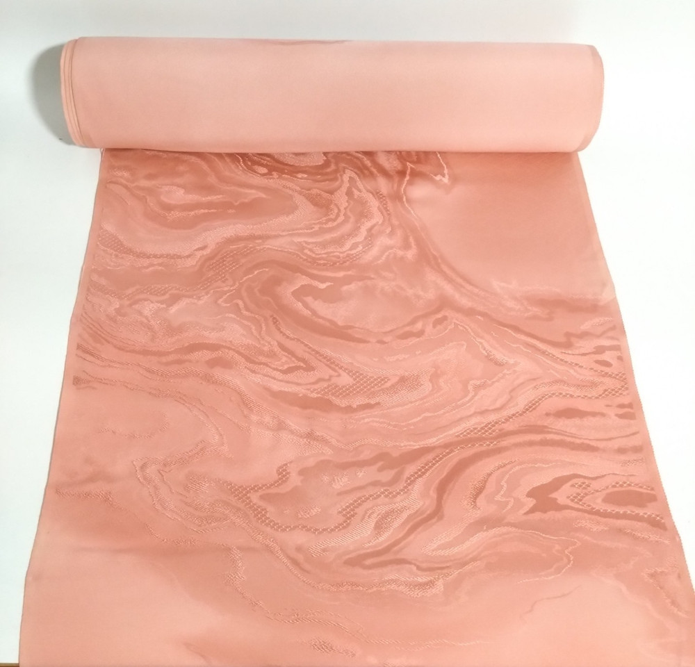 JSSIF 100% Silk Kimono Fabric Bolt Pink Gradation approx 12m Vintage Japan AS IS