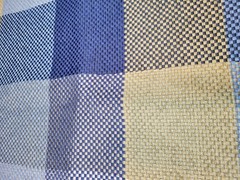 Blue & Gold Upholstery Fabric Bundle Light to Medium Weight Sewing Destash