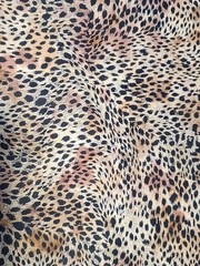 Transfertex Fashion Design Leopard Animal Print Stretch Velour Fabric 1y x 56″