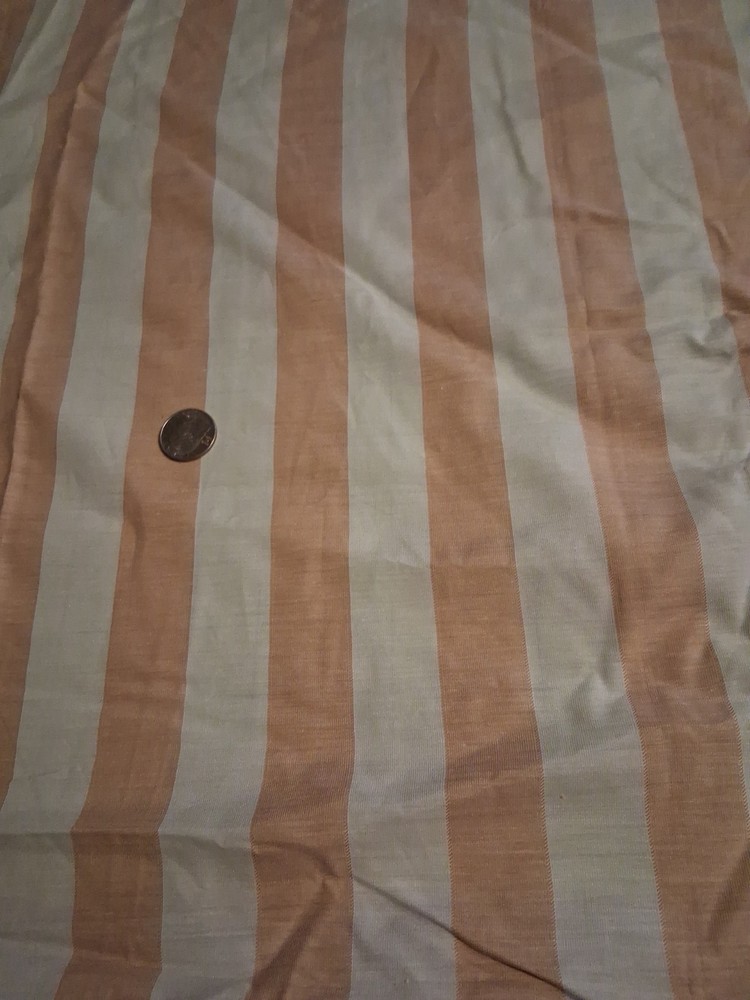 Pink And White Stripes Cotton Polyester Blend Fabric 45″ X 36″