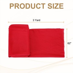 62″ Stretch Knitted Fabric for Backpack Pockets, Red 3 yards