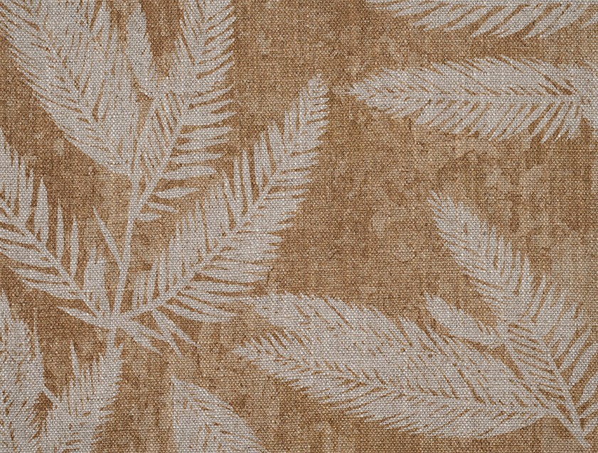 SOFAS & STUFF RHS BOTANICALS CURTAIN/UPHOLSTERY FABRIC Palm Leaf 3.3 MTRES CORN