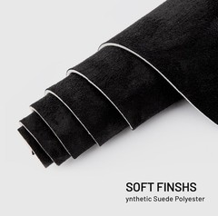Plush Black Suede Headliner Replacement – 98″ Length