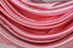 Peach Satin Charmeuse Fabric by the Yard, Silky Charmeuse for Bridal Fashion