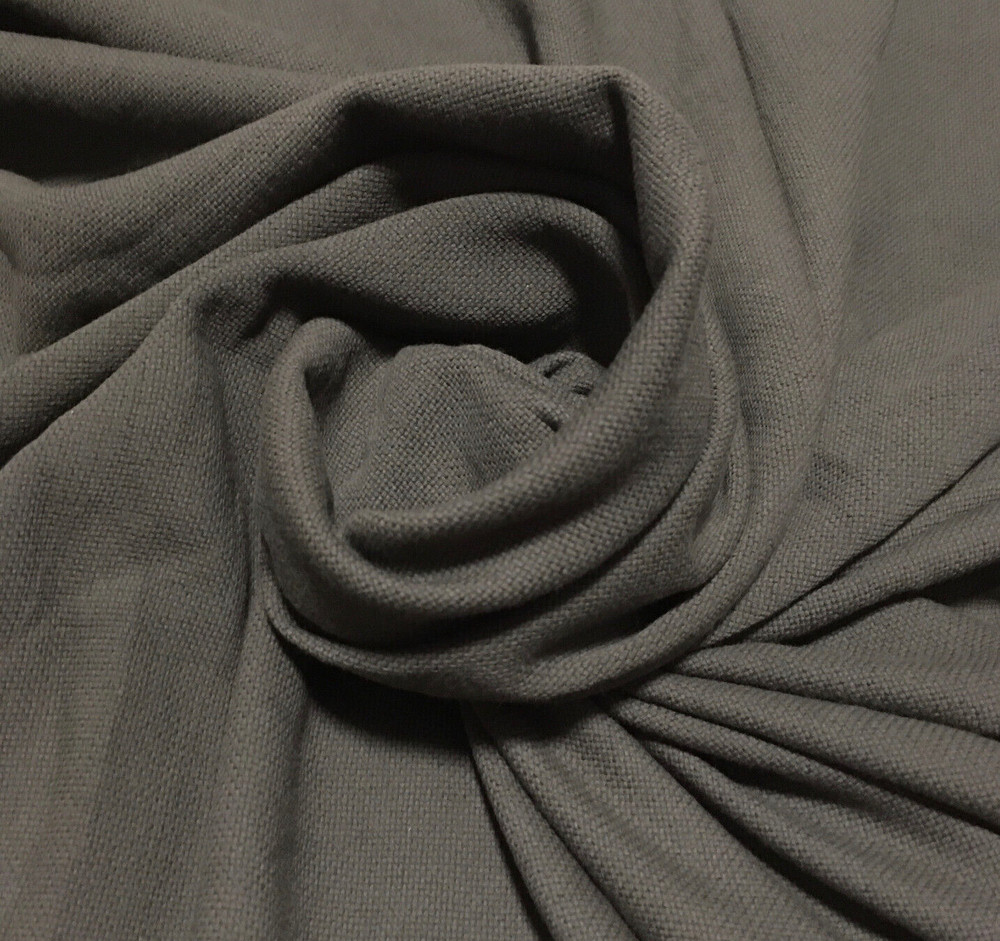 Dark Grey Semi-Sheer Lawn Cotton Fabric. Width 50″. Sold by piece-4 yard (SP7)