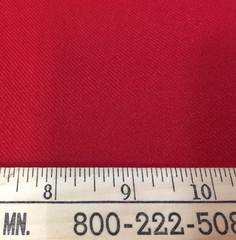 Red Twill Fabric Solid Denim Like Light – Medium Weight 83″ Long Sewing Crafts