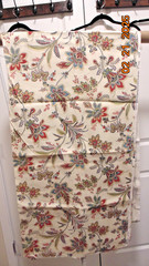 RICHLOOM Beige Multicolor Floral Cotton Upholstery Fabric MMXV-US Can-80″L x44″W