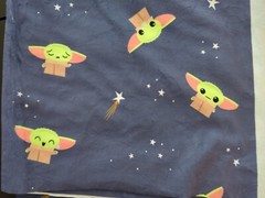 Mandalorian Lucasfilm Super Soft Brush Fleece Style Fabric Camelot 29″X 62″W Pc