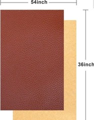 Soft Synthetic PU Fabric Material Faux Leather Sheets 1 Yards 54″ x 36″, 0.95…