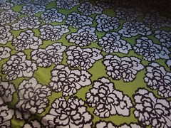 Fabric White Flower Fabric 43″ x 54″ By brother sister design studio fabric 187