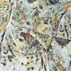 1 yard X 1.4 meter Vintage Lotus Viscose Fabric Rayon Material For Dress Shirt
