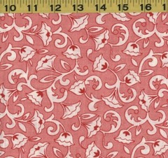 BTHY Granny’s Feedsack 1943 by Springs Reproduction Pink White