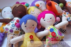 BonEful Fabric VARIETY SEW Quilt L SCRAP BOX Knit Cloth Barbie Girl Doll Clothes