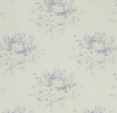 DESIGNERS GUILD/RALPH LAUREN CURTAIN FABRIC Wainscott Floral 6.4 METRES CAMBRAY