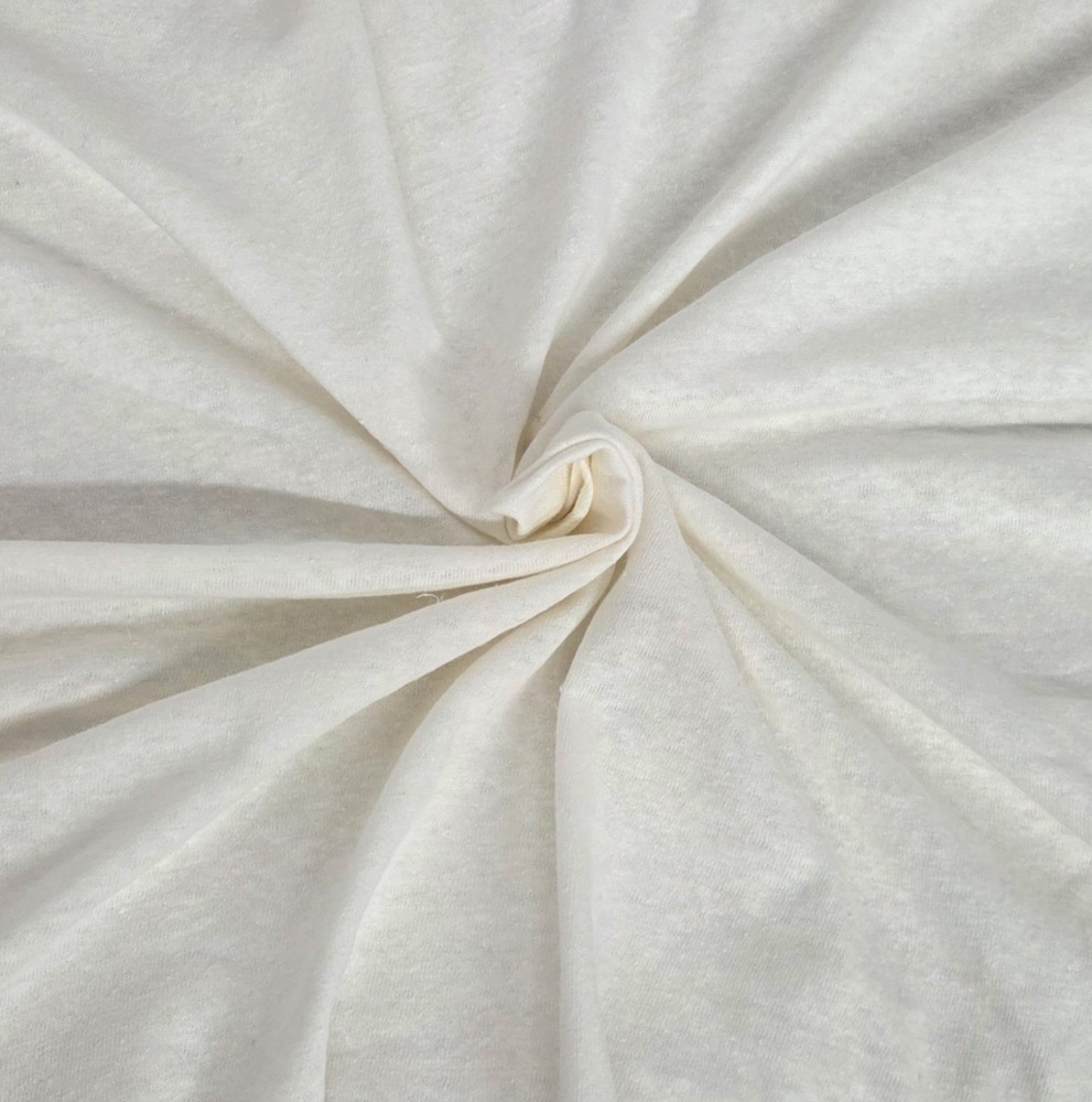 Hemp Organic Cotton Jersey Knit Fabric PFD By Yard & Wholesale 170 GSM 9/25