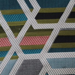 Vtg MCM Maharam Upholstery Fabric “Agency” Unique by Sarah Morris 1.8 yds