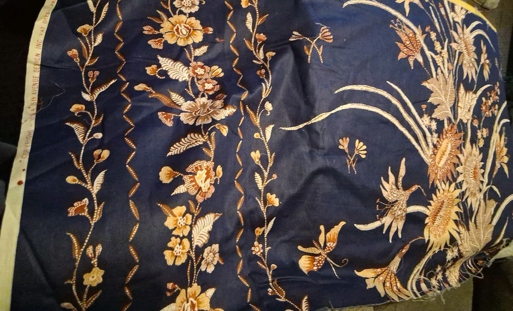 Multicolored Floral Cotton Fabric 54″ X 20″