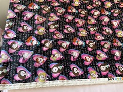 Quilting Sewing VTG Material Timeless Treasures By Hi-fashion Fabrics Girls Rule