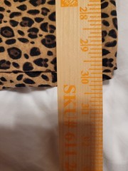 Hobby Lobby – Stretch knit fabric by the yard – Leopard print. New. 2 yds.