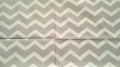 Fabric Keepsake Calico Large Herringbone of Medium Gray & White 22′ X 29″ $1.95