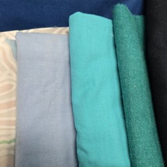 Vintage fabric lot 9 Lbs Remnants Arts Crafts Sewing Yard Goods Sew