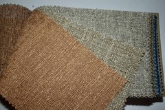 FABRIC SAMPLE BOOK Multicolor FOCUS Rustic Texture CO/PE 48pcs LOT e-z peel back