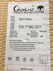 UPHOLSTERY FABRIC SAMPLE Woven Polyurethane Laminate 84″x54″ Hemmed