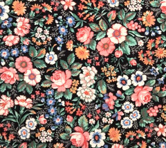 New Jo-Ann Fabrics Fat Quarter Multicolor Floral 100% Cotton Crafts Quilt Sewing