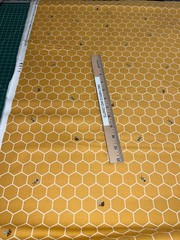 MODA Blossoms and Blooms 100% cotton fabric yard 36×44 bee honeycomb 39057 18