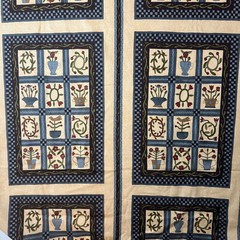 Primitive Wall Hanging Moda 2/3 yrd Panel Cotton Fabric Craft Material #102