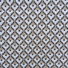 ROMO SMALL SCALE GEOMETRIC WEAVE FABRIC ORFORD/METEORITE 6.75 YARDS