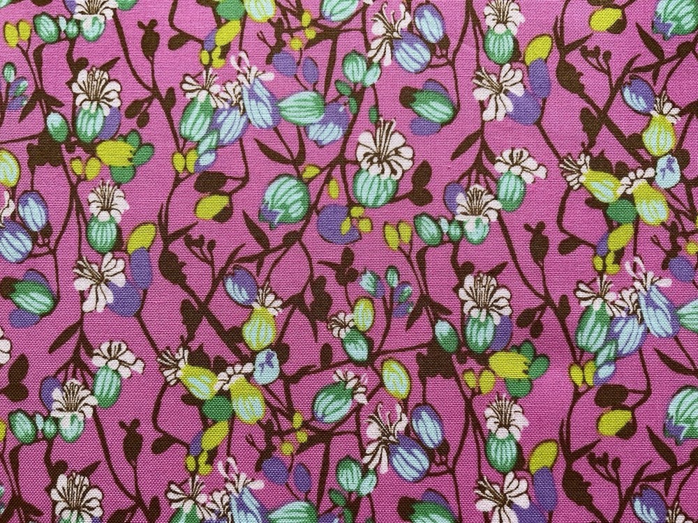 Fabric Cotton CuteFlower Pink By Anna Maria 43” X 39” 470