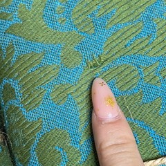 Riverdale Montrose Upholstery Decor Fabric Teal Blue Green Damask 9.25 yd 2 Pc