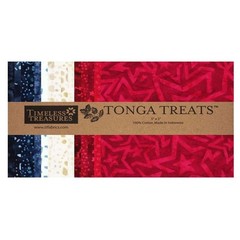 Tonga Treats Patriot’s Pride Timeless Treasures Batiks Fabric Precuts (M212.61)