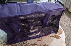 Missouri Star Zippered Storage Bag For Precuts and Special Projects Purple