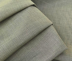 PURE WOOL EARTHY GREY PIN-STRIPE LUXURY TAILORING MADE IN ITALY FOR KITON E121